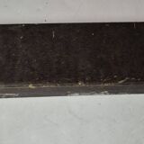 vintage metal silver-plated & bakelite salad service 28cm antique box