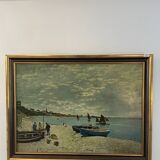Reproduction Claude Monnet - “The beach of Saint Address”