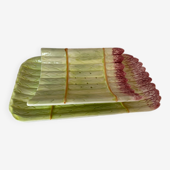 French porcelain asparagus dish