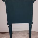 Blue bedside table