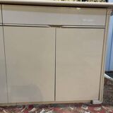 Sideboard - Buffet 1970 in beige lacquer