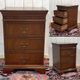 English mahogany chest of drawers from the 1950s