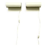 2x Wipo wall lamp Denmark postmodern vintage danish 70s 80s lightning white