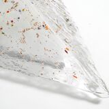 Post Modern Murano glass triangle ceiling lamp by Sylcom, Italy, 1985