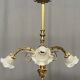 Louis XV style chandelier. Solid gilded bronze.