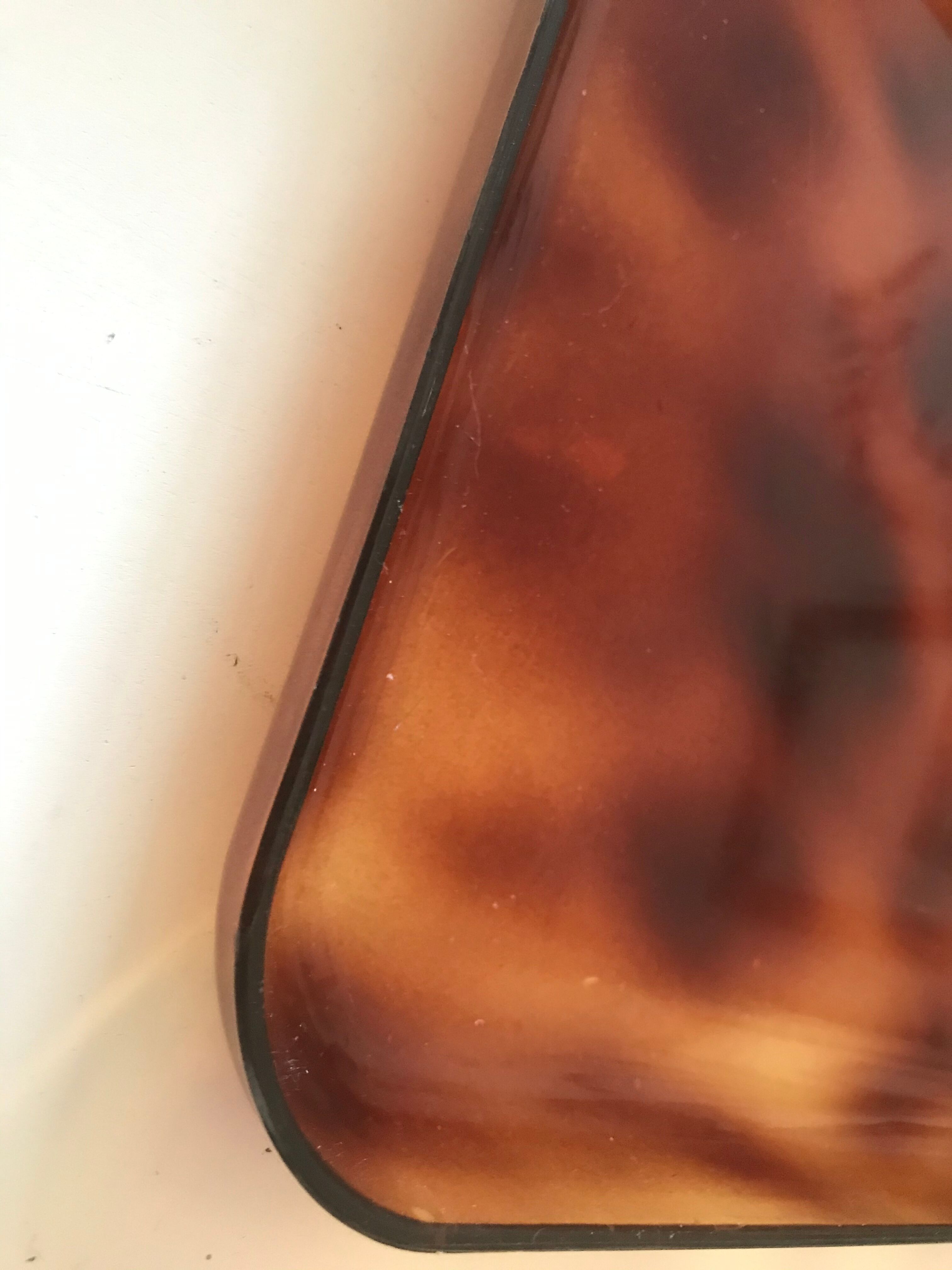 Vintage plexiglas tray