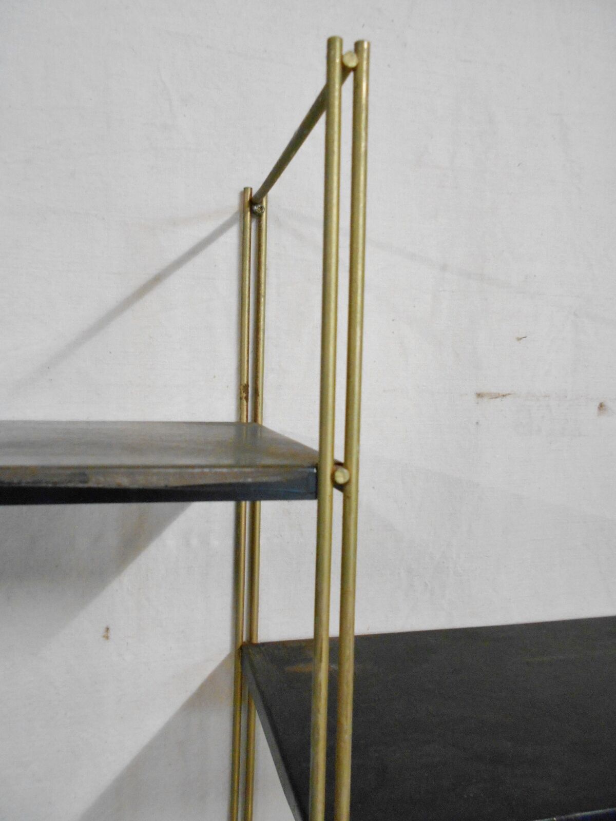 Vintage metal shelves
