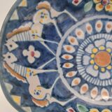 Bol ou centre de table vintage en céramique fait main et peint à la main, Italie