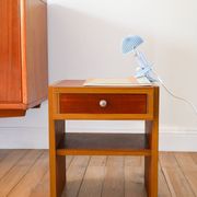 Small teak bedside table, Mid-Century, 1960