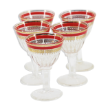 Lot de 5 à verre à liqueur