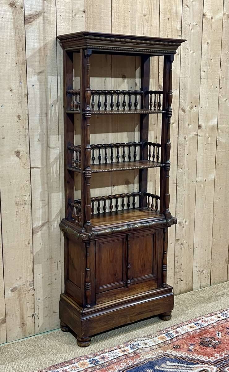Late 19th century fir bookcase