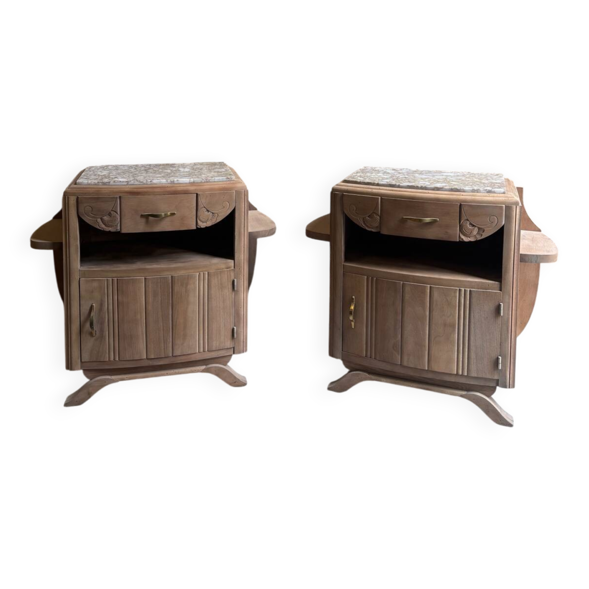 Pair of Art Deco bedside tables