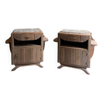 Pair of Art Deco bedside tables