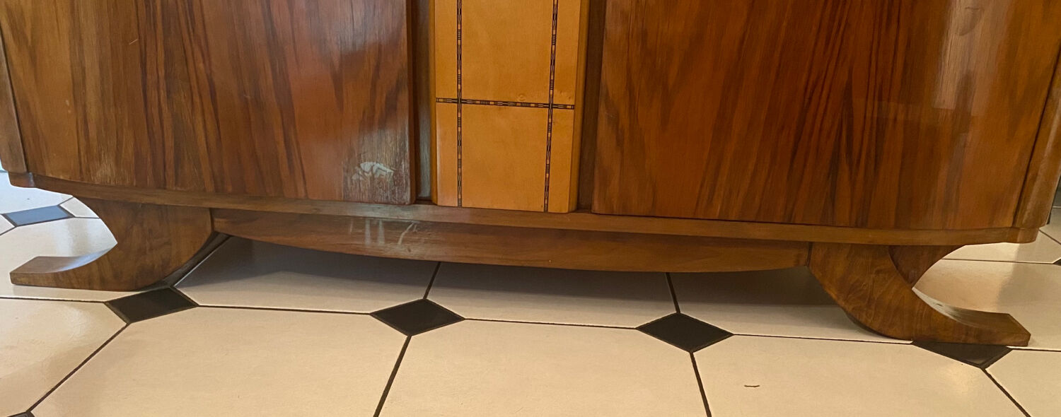 Vintage cabinet 50s feet compass