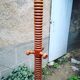 Old wooden coat rack