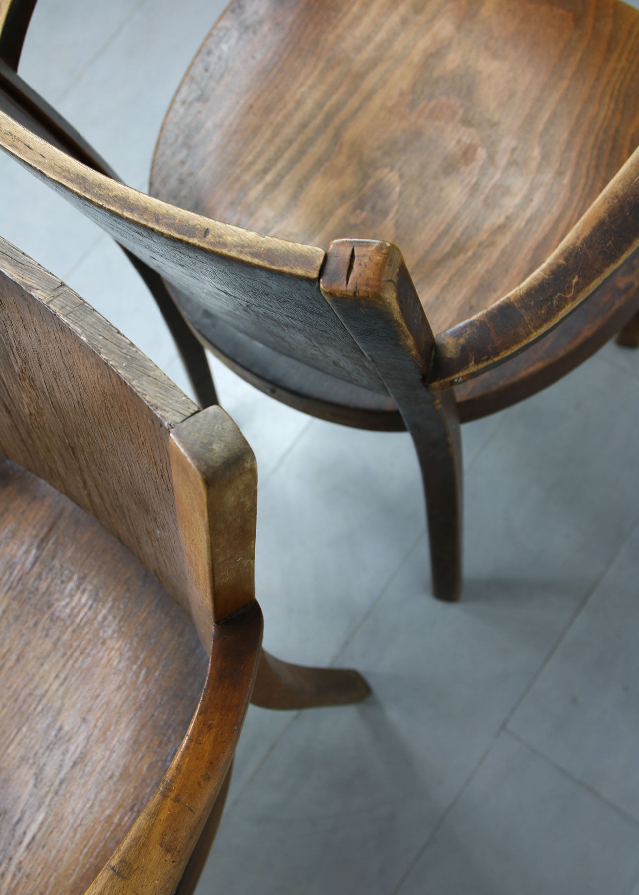 Bentwood B47 armchairs by Michael Thonet, 1930