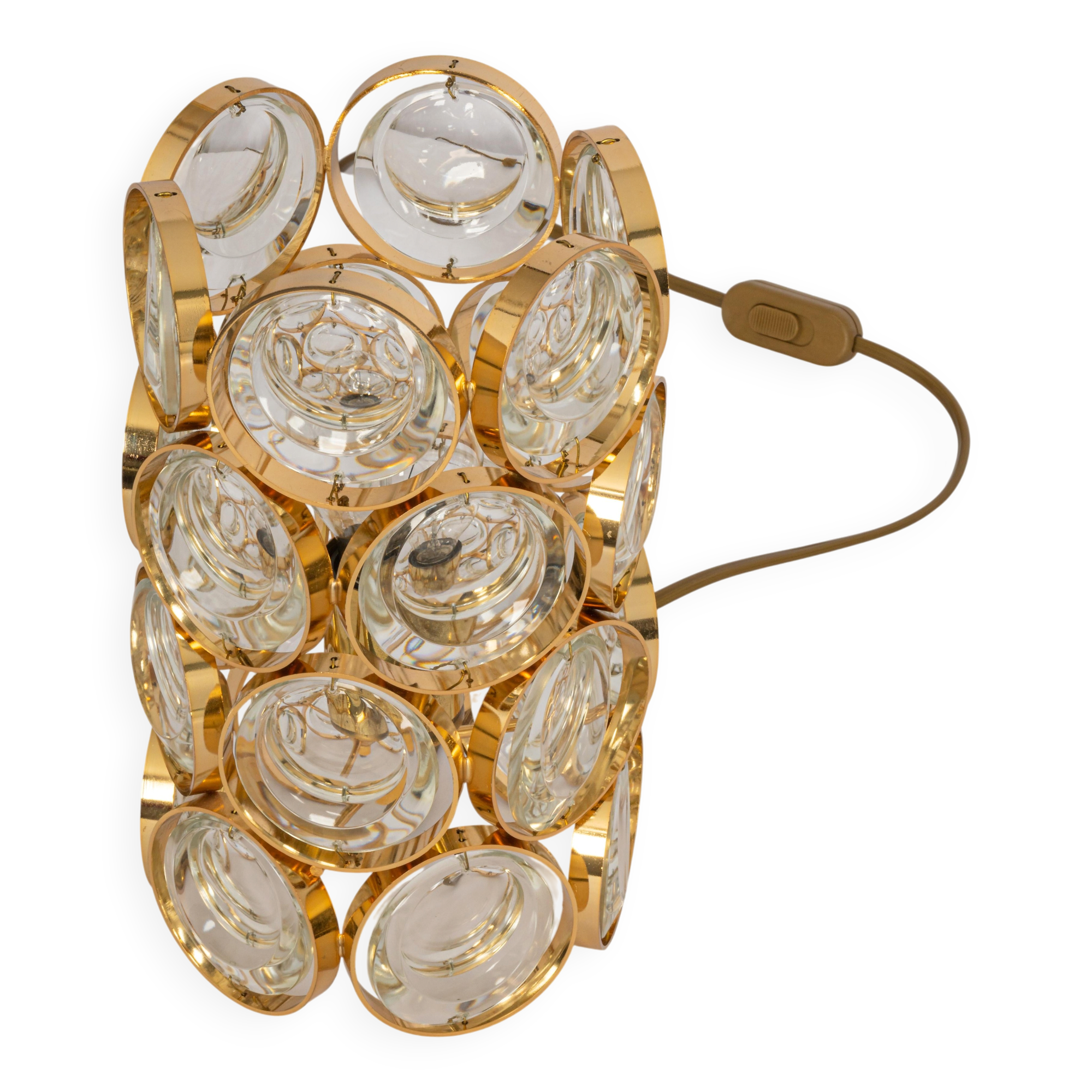 Table lamp designed by Palwa, in the style of Sciolari, Germany, 1960s.