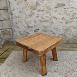 Solid oak coffee table