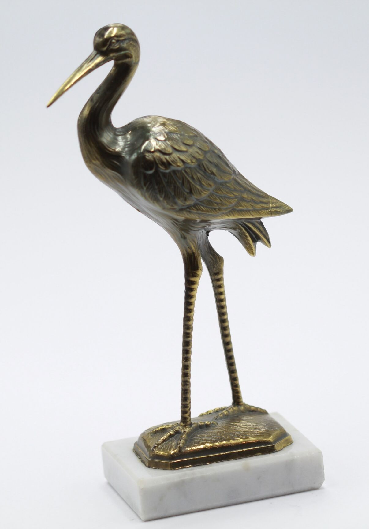 Paper press Marble stork statue