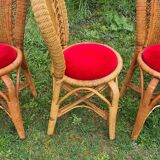 Set of 6 garden chairs