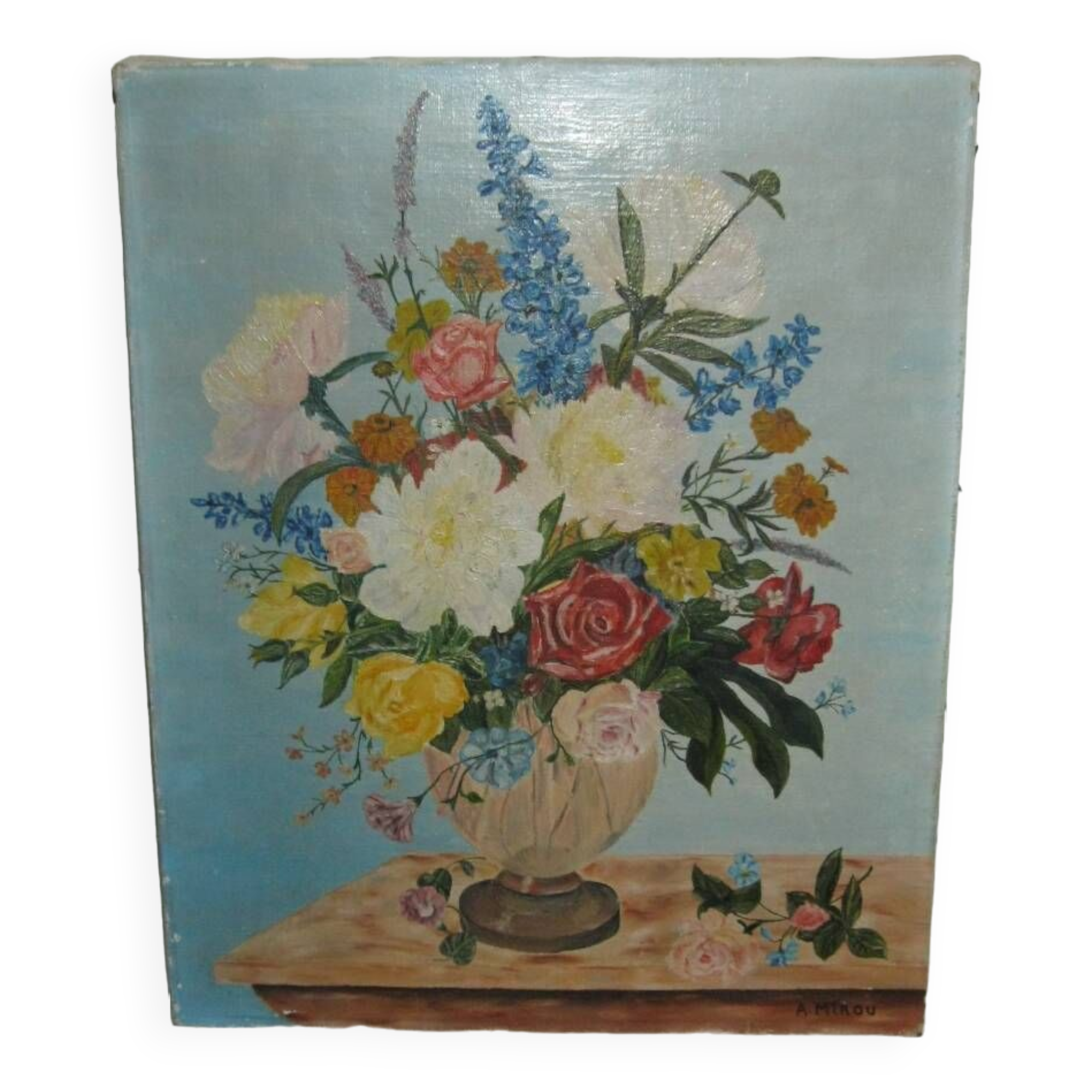 Flower bouquet painting