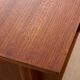 Danish mid century modern teak desk in teak with 4 drawers, 1960s
