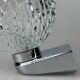 60s 70s wall lamp ball lamp metal chrome & glass space age design