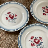 8 flat plates digoin sarreguemines