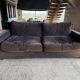 3-seater sofa Caravane — plum velvet — 215 cm — very good condition