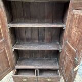 Bikaner wardrobe - Rajasthan, carved from Burmese teak.