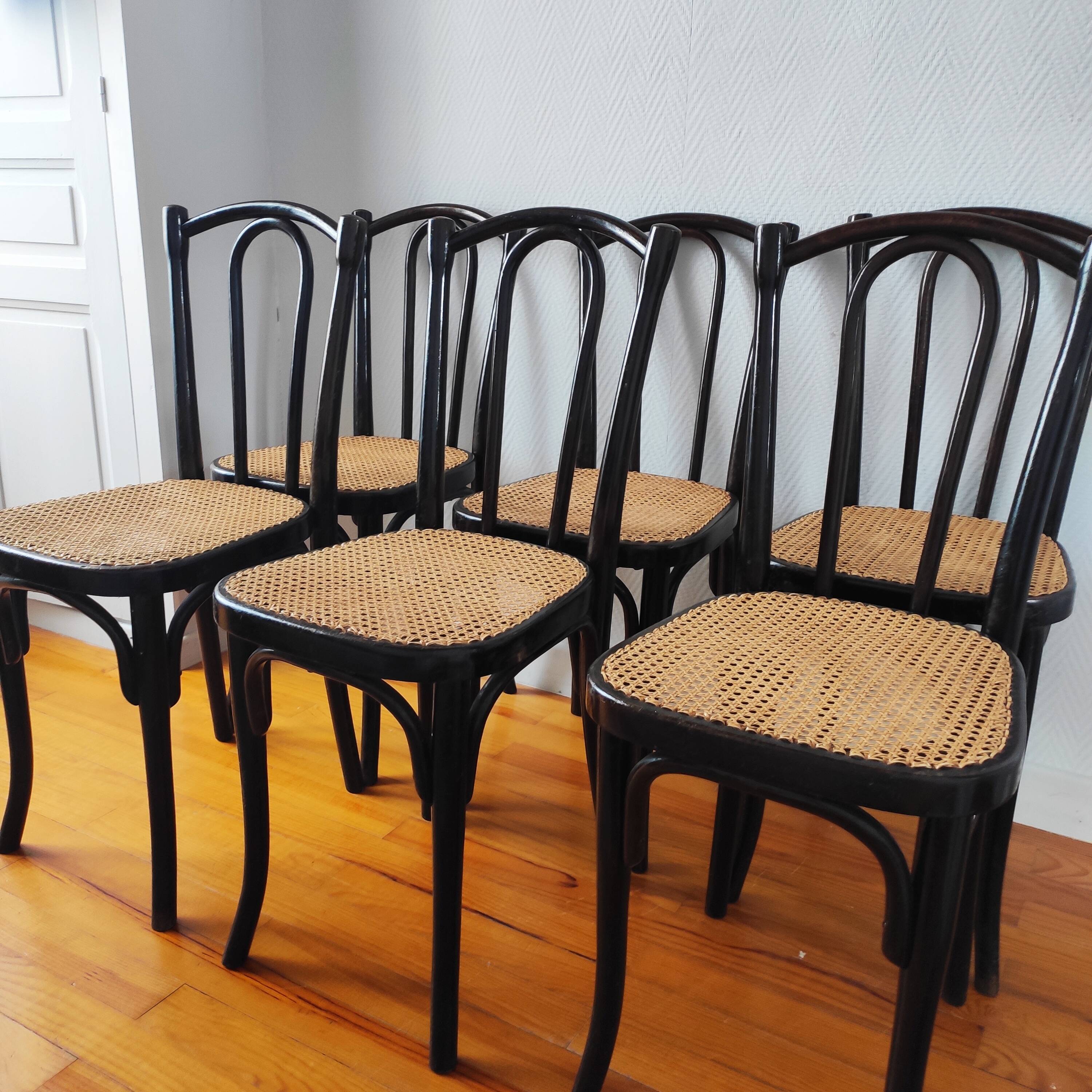 Thonet N°56 new cane chairs