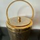 Vintage Hollywood Regency Gold Ice Bucket