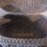 poultry basket, rattan, wicker
