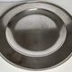 Circular pewter dish