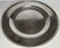 Circular pewter dish
