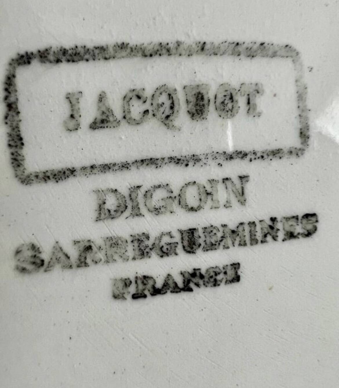 Digoin Sarreguemines plates