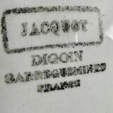 Assiettes Digoin Sarreguemines