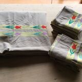 Tablecloth and 12 napkins
