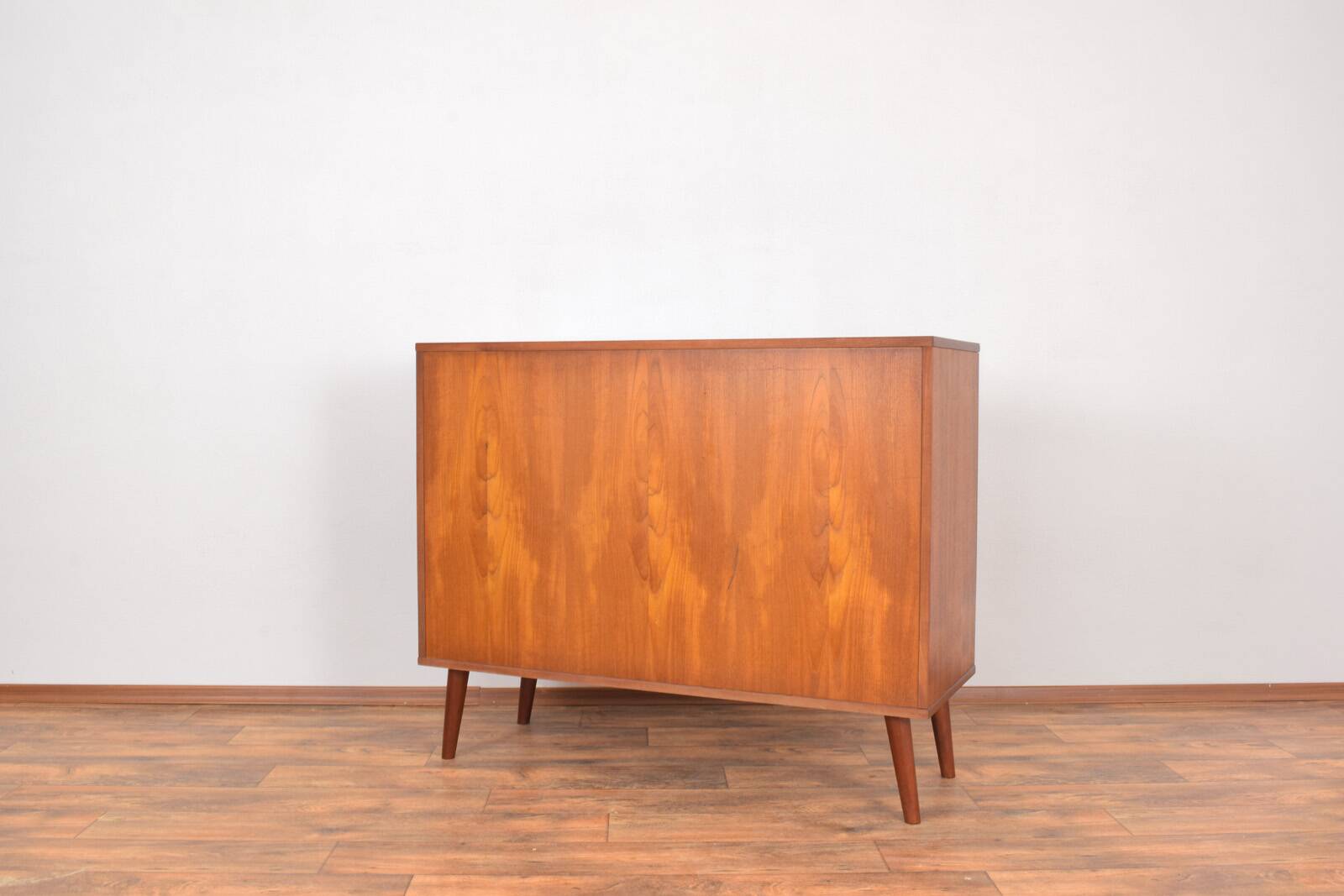 Mid-Century Danish Teak Tambour Doors Sideboard, 1960s.
