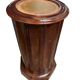 Chevet en bois rond, 1 porte