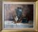 Old painting HST "Still Life: Breakfast" signed A. Jouenne + ca