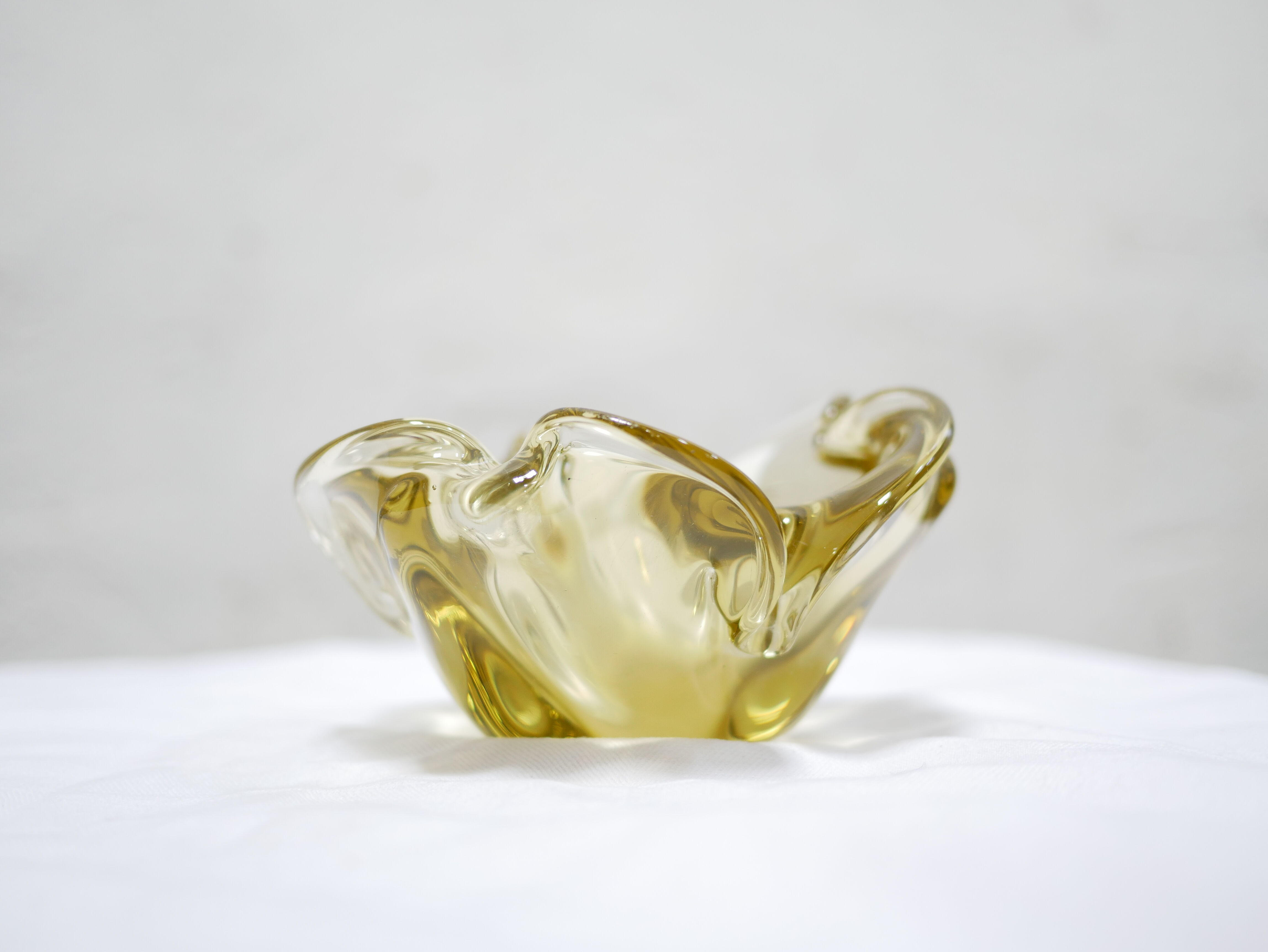 Empty vintage Murano glass pocket