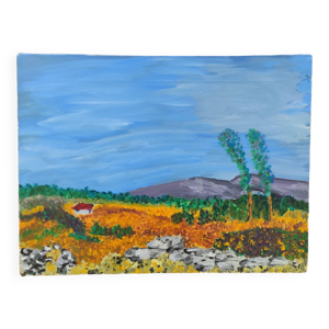 Peinture à l'huile vintage