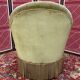 Almond green toad armchair