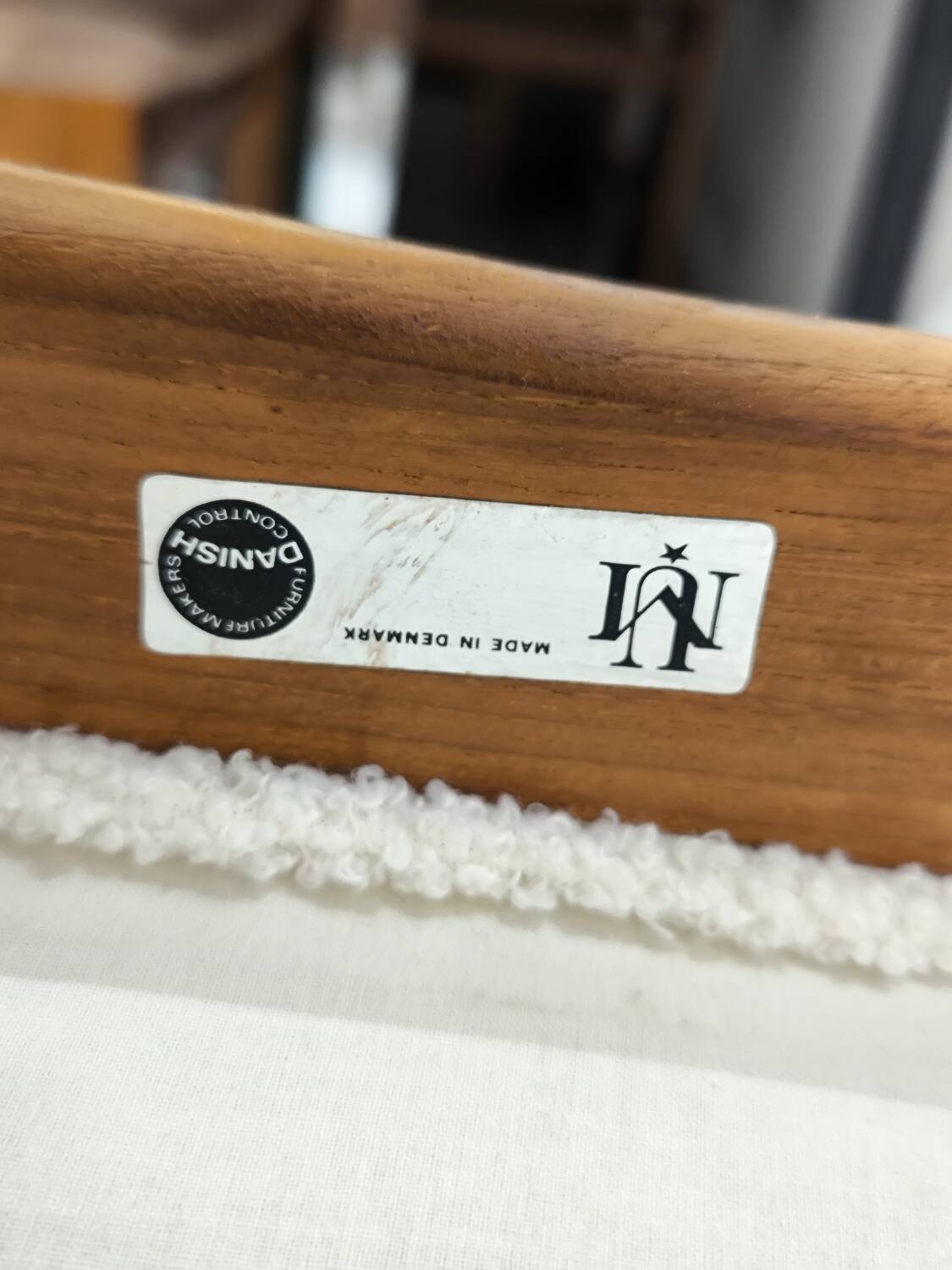 4 vintage Scandinavian teak chairs by Johannes Andersen 1960