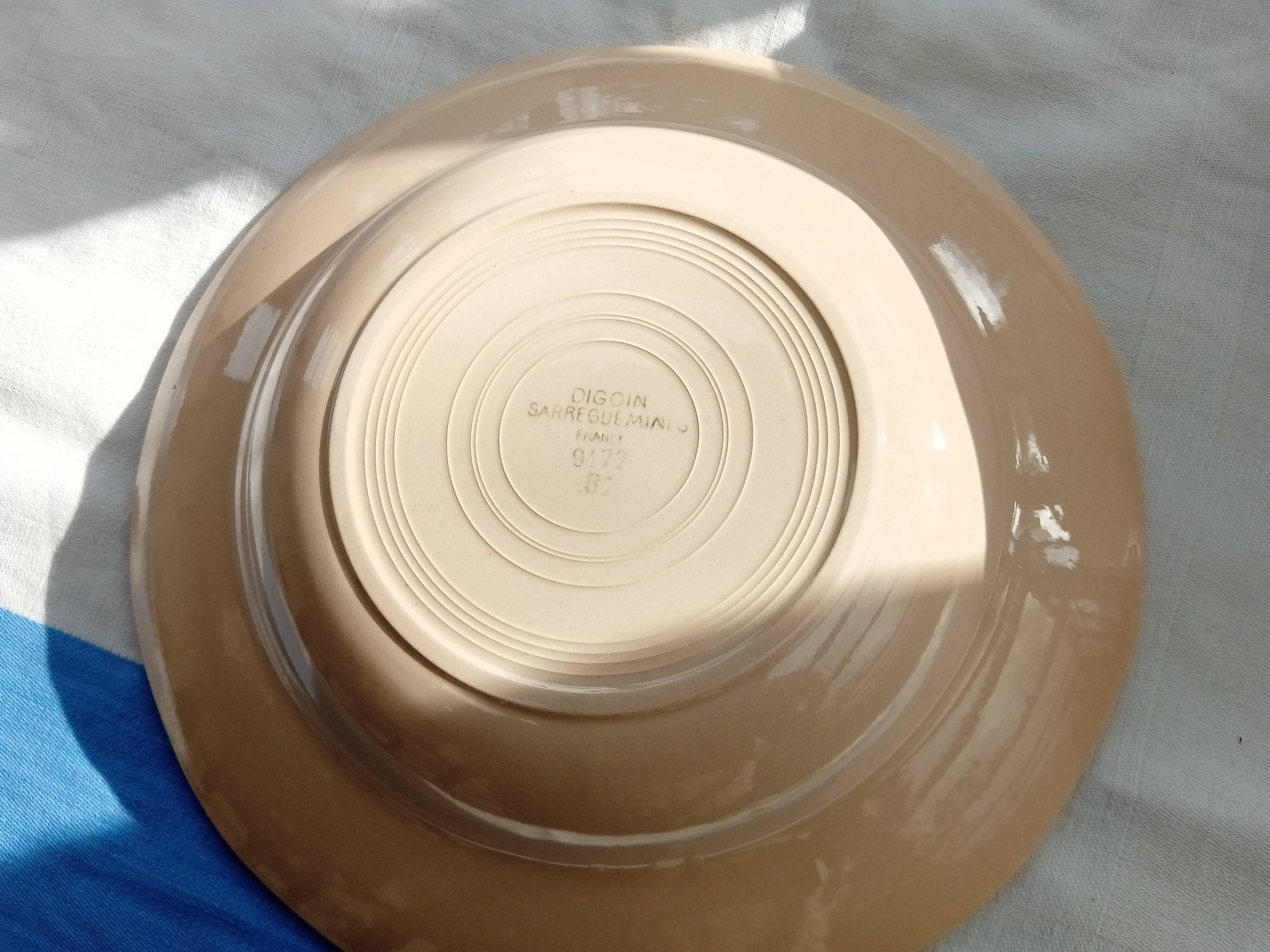 12 Digoin soup plates