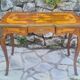 Louis XV style flat desk in marquetry