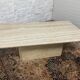 Table basse en travertin des années 70