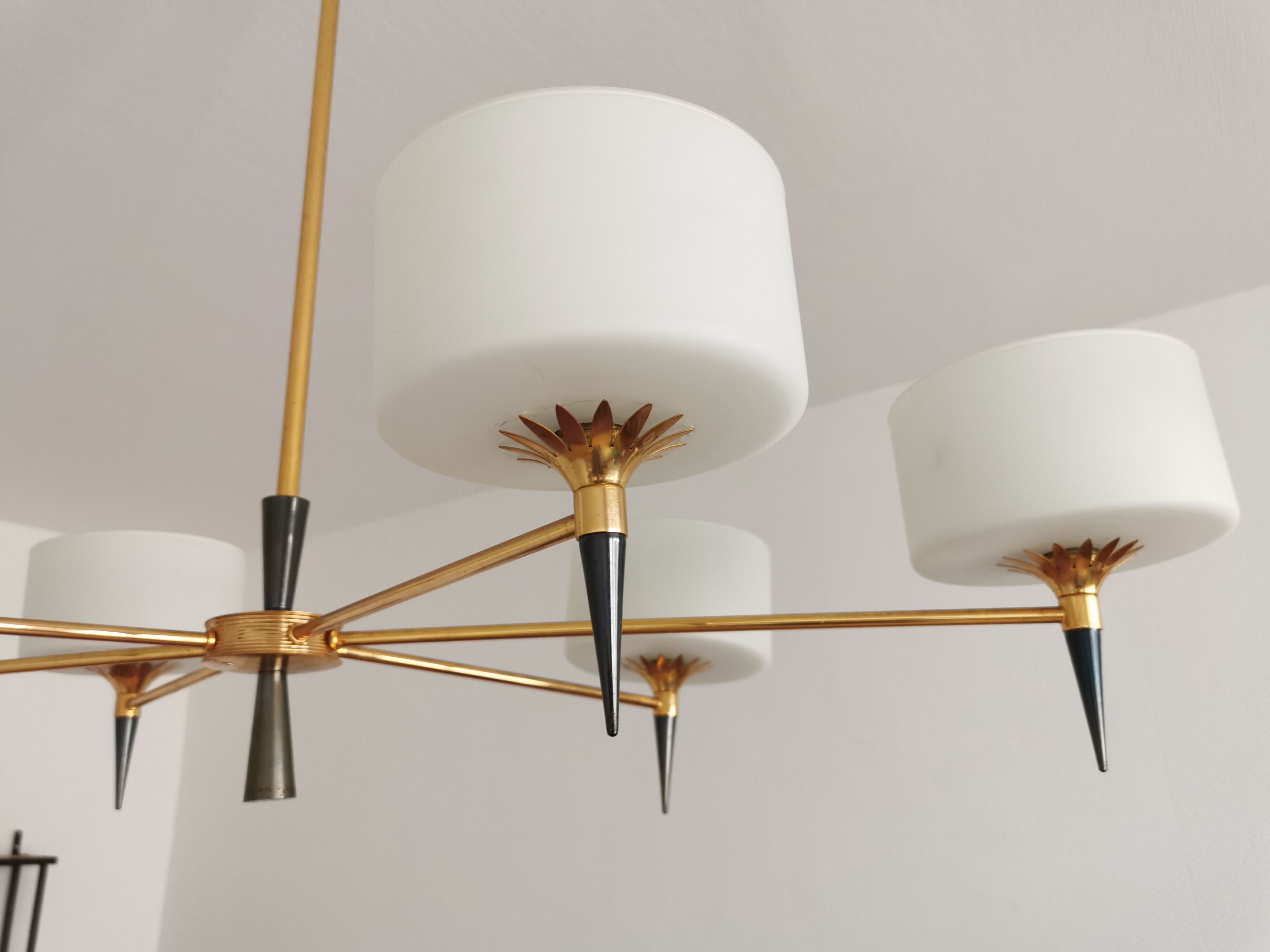 Chandelier 1950 modernist design arlus lunel