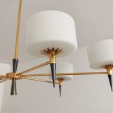 Chandelier 1950 modernist design arlus lunel